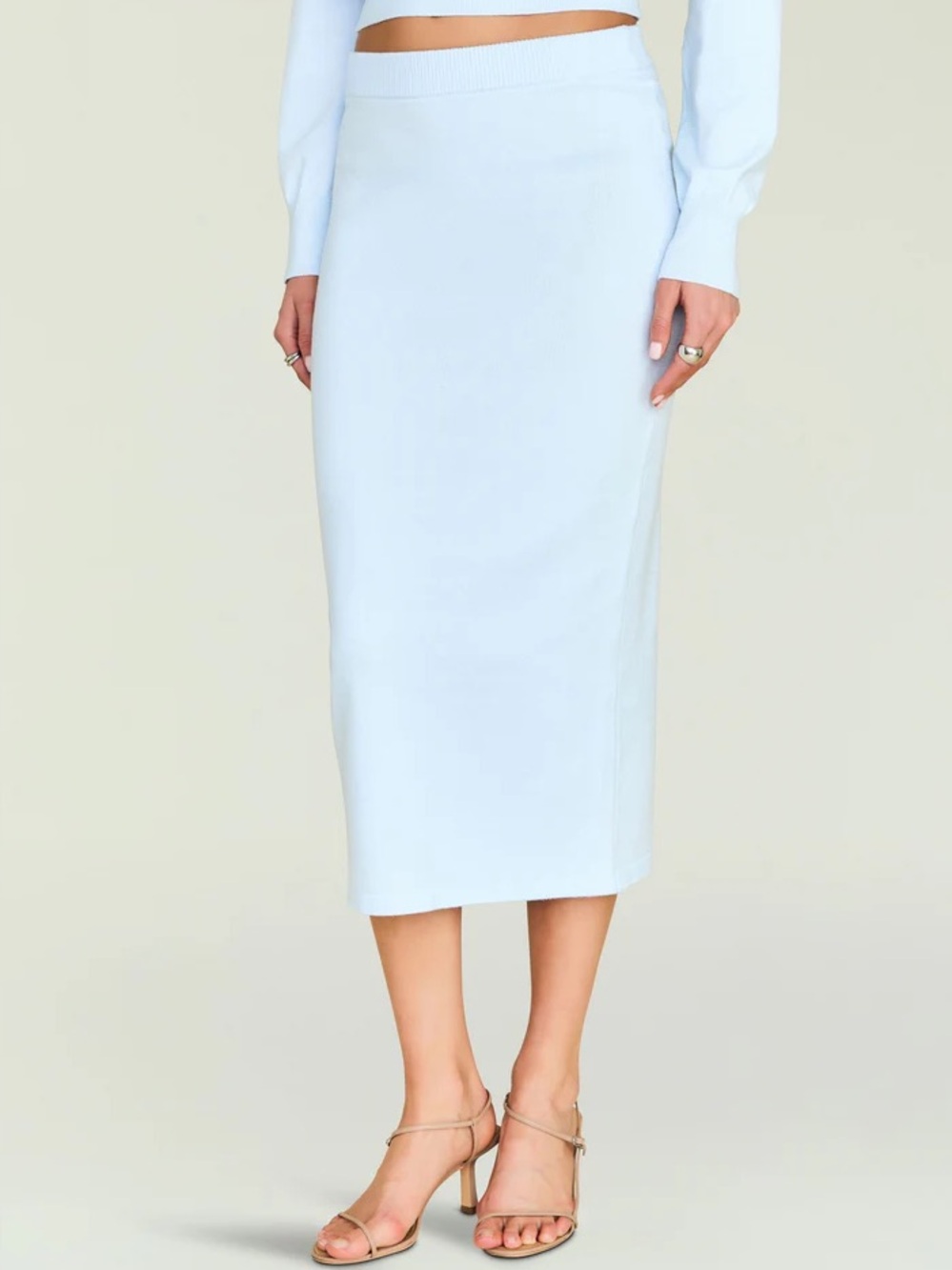 SEROYA Tansy Knit Midi Skirt